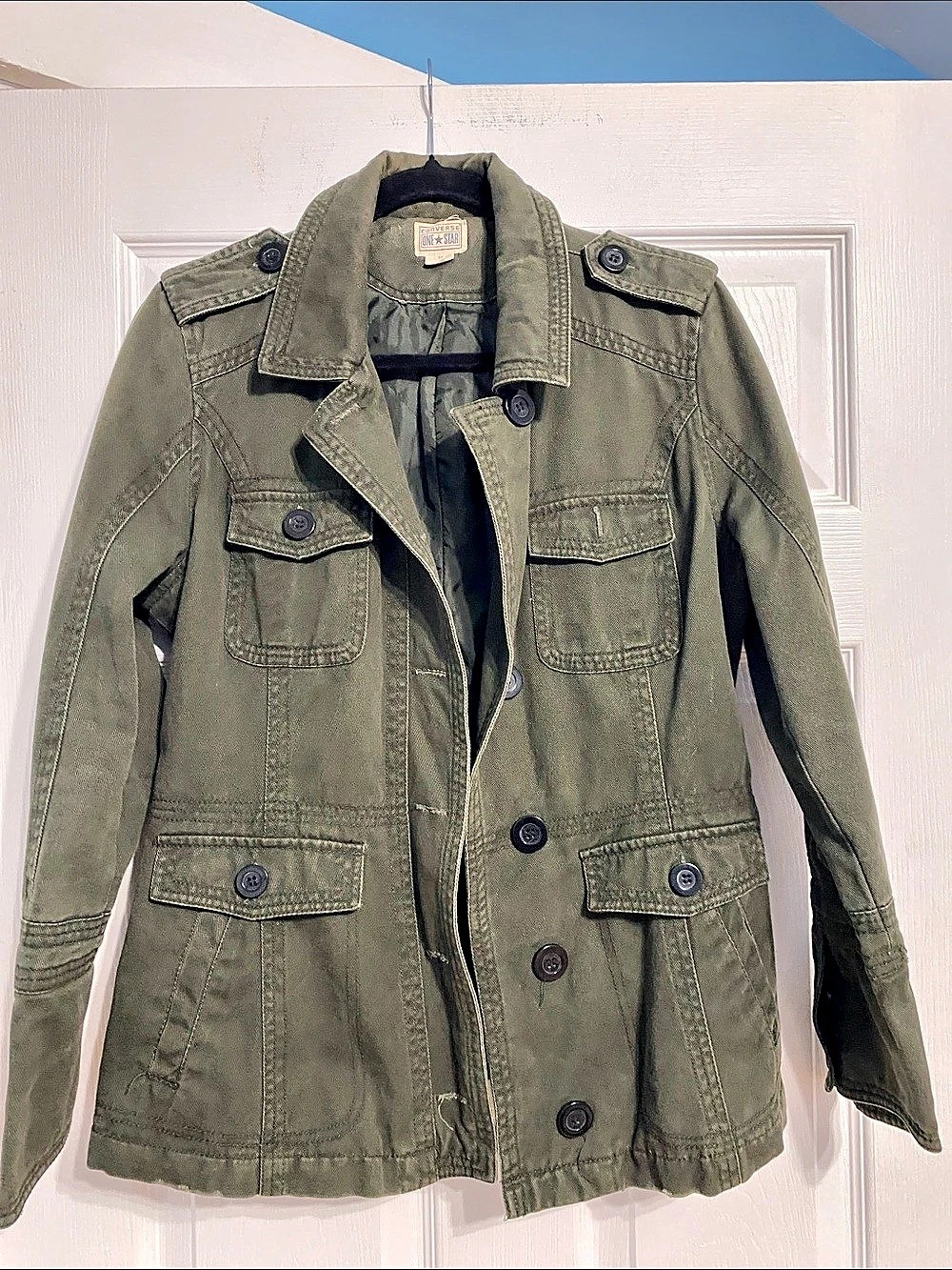 Converse Utility Jacket in Green Size Medium
